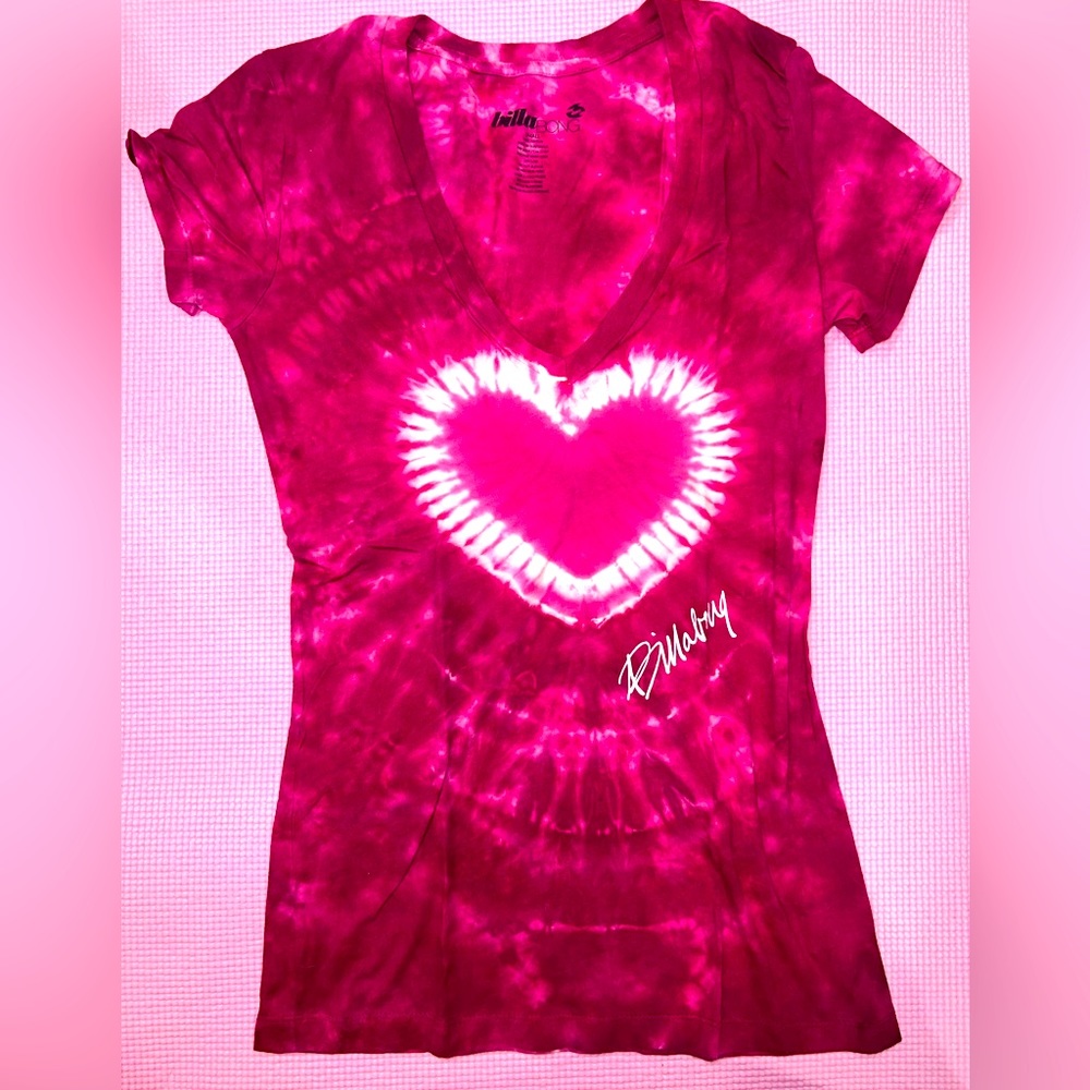 Billabong Tie Dye Pink shirt ❤️